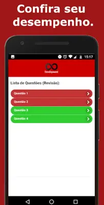 Simulado Concursos Contador android App screenshot 4